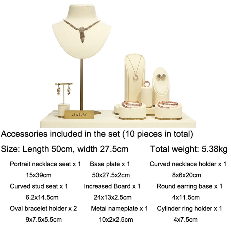 Window Jewelry Display Props Necklace Earrings Ring Jewelry Stand Set