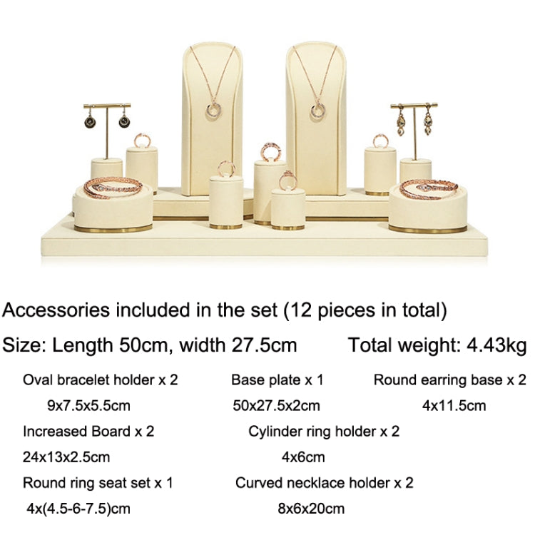 Window Jewelry Display Props Necklace Earrings Ring Jewelry Stand Set