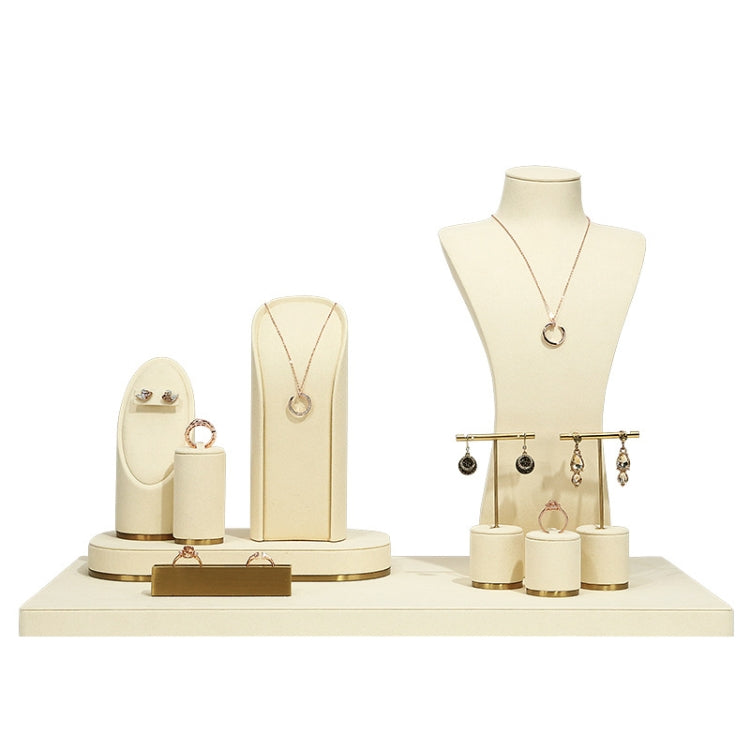 Window Jewelry Display Props Necklace Earrings Ring Jewelry Stand Set