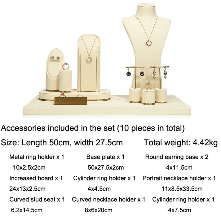 Window Jewelry Display Props Necklace Earrings Ring Jewelry Stand Set