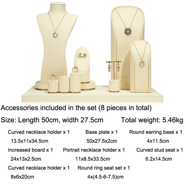Window Jewelry Display Props Necklace Earrings Ring Jewelry Stand Set