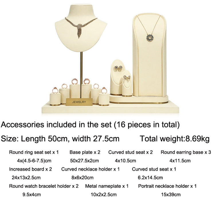 Window Jewelry Display Props Necklace Earrings Ring Jewelry Stand Set