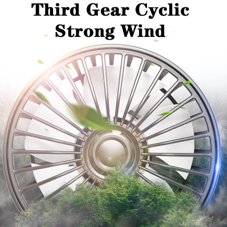 12V/24V Car Rear Seat Back USB Interface Powerful Double-headed Fan(F4207)