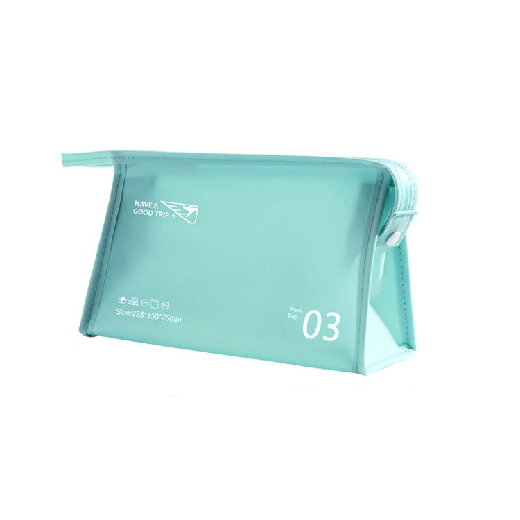 Portable Waterproof PVC Toiletry Bag Cosmetic Storage Bag Travel Clutch
