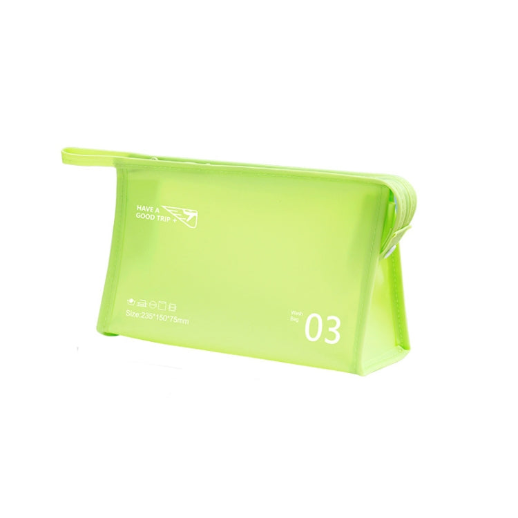 Portable Waterproof PVC Toiletry Bag Cosmetic Storage Bag Travel Clutch