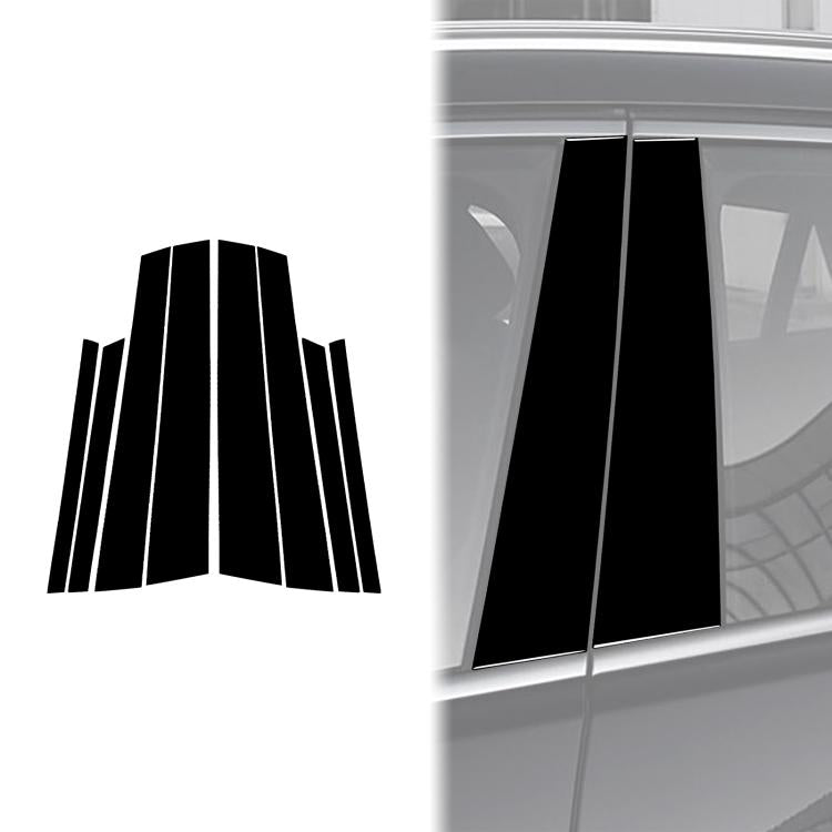 For 2014-2018 BMW X6 F16 Universal B-pillar Decorative Sticker for Left and Right Drive - Black