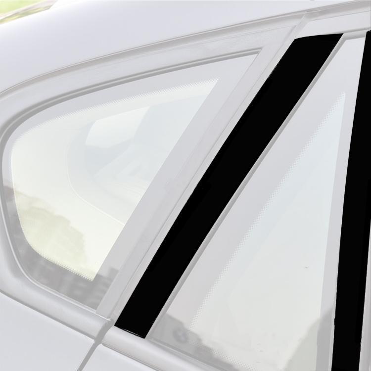 For 2014-2018 BMW X6 F16 Universal B-pillar Decorative Sticker for Left and Right Drive - Black