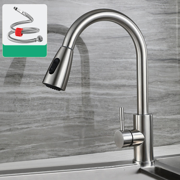 Kitchen Pull-out Universal Telescopic Hot & Cold Water Faucet, Specification: