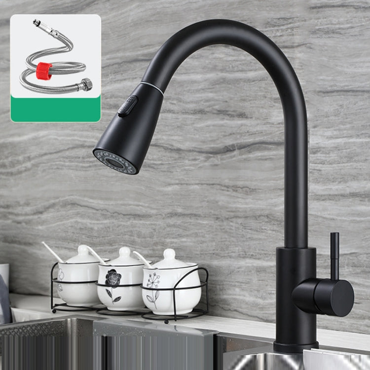 Kitchen Pull-out Universal Telescopic Hot & Cold Water Faucet, Specification: