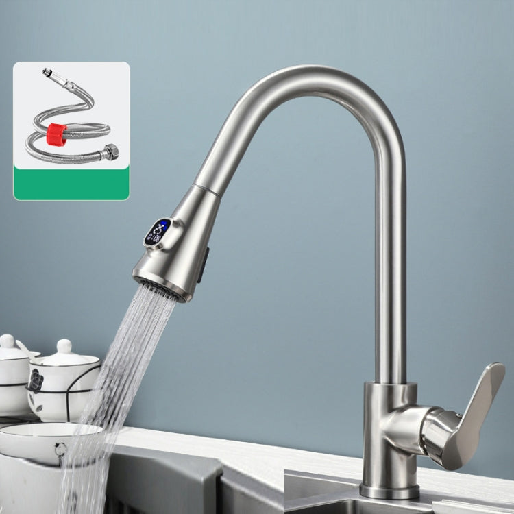 Kitchen Pull-out Universal Telescopic Hot & Cold Water Faucet, Specification: