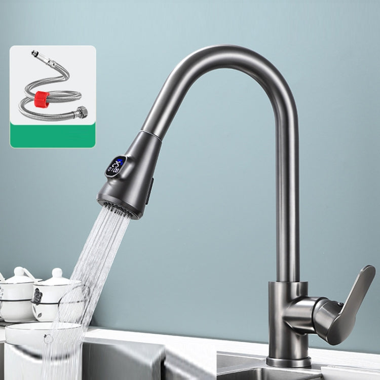 Kitchen Pull-out Universal Telescopic Hot & Cold Water Faucet, Specification: