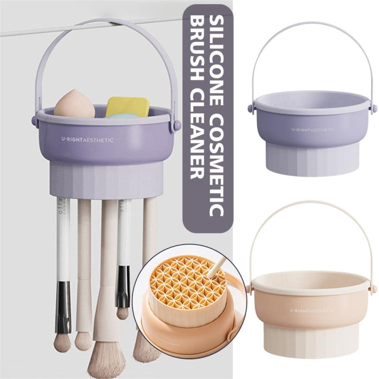 2 in 1 Makeup Brush Cleaning and Drying Scrubbing Bowl