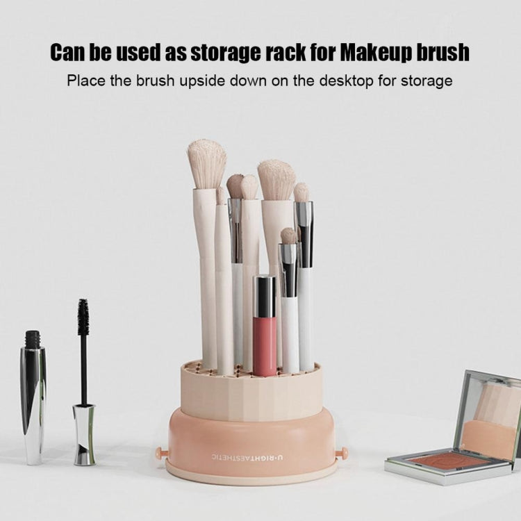 2 in 1 Makeup Brush Cleaning and Drying Scrubbing Bowl