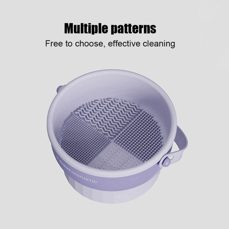 2 in 1 Makeup Brush Cleaning and Drying Scrubbing Bowl