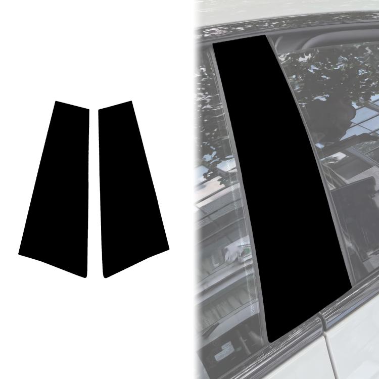 For BMW 4 Series M4 2pcs /Set Left and Right Drive Universal B-pillar Decorative Sticker - Black
