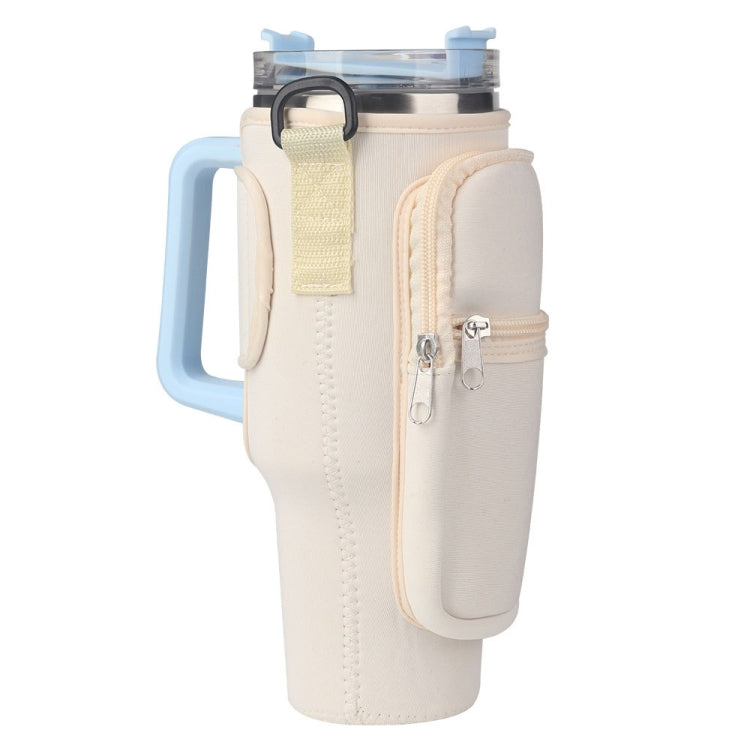 For 40oz Stanley Quencher Water Bottle Carrier Bag Pocket Version