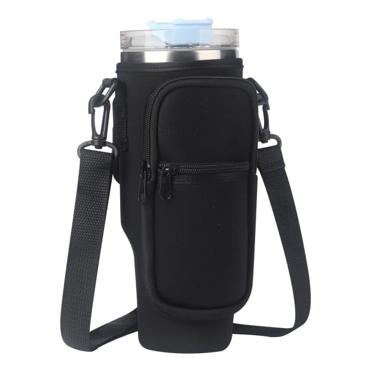 For 40oz Stanley Quencher Water Bottle Carrier Bag Pocket Version