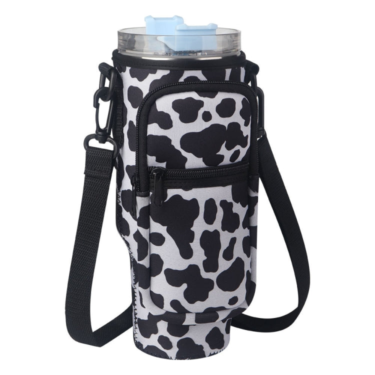 For 40oz Stanley Quencher Water Bottle Carrier Bag Pocket Version