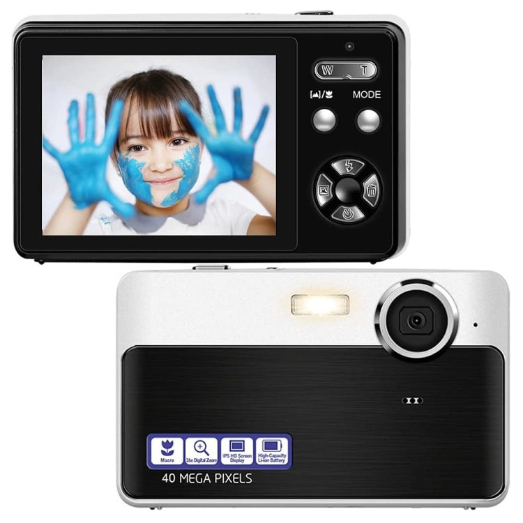 2.4 Inch IPS Screen 40 Million Pixel Digital Camera 16X Digital Zoom Video Macro Portable Camera