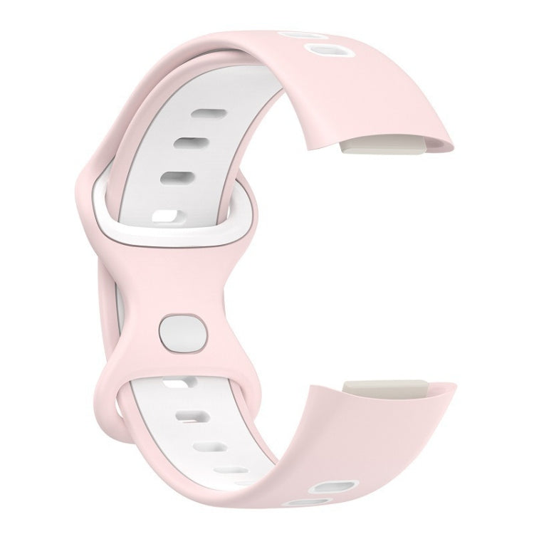 For Fitbit Charge 5 Smart Watch Sports Waterproof Two-Color Silicone Band