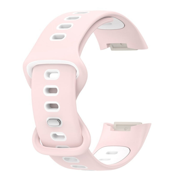 For Fitbit Charge 5 Smart Watch Sports Waterproof Two-Color Silicone Band