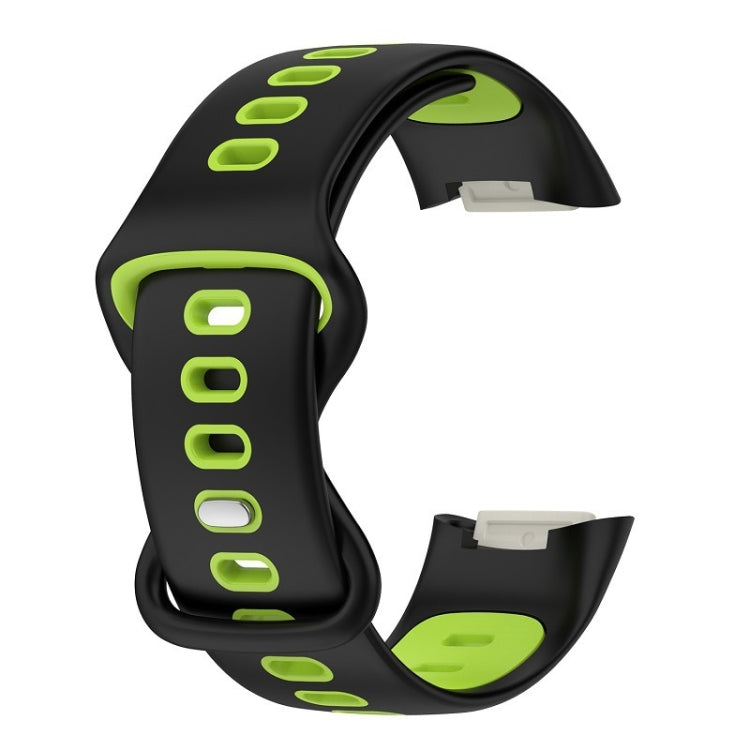 For Fitbit Charge 5 Smart Watch Sports Waterproof Two-Color Silicone Band