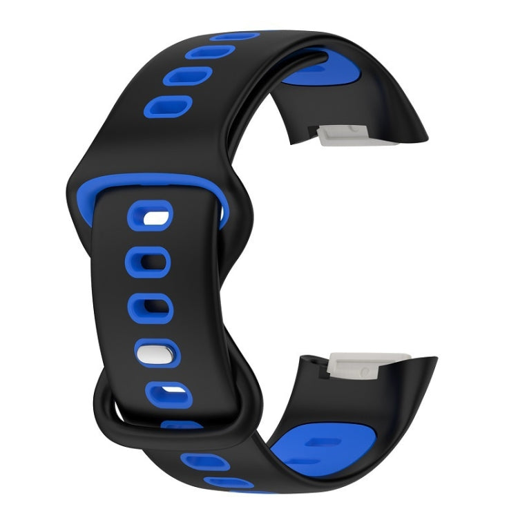For Fitbit Charge 5 Smart Watch Sports Waterproof Two-Color Silicone Band