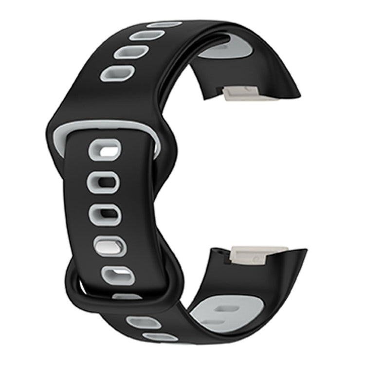 For Fitbit Charge 5 Smart Watch Sports Waterproof Two-Color Silicone Band