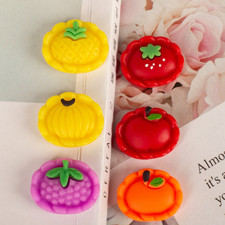 20pcs Simulation Fruit Dumplings Children Play House Toys Cell Phone Case DIY Accessories(Style Random Delivery)