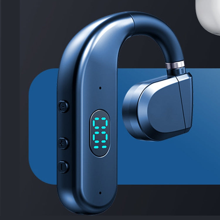 T50 Bluetooth 5.3 Wireless Headphone Single Ear Digital Display Stereo Earbuds Color Boxed