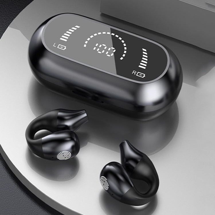 Bluetooth 5.3 Wireless Ear Clip Noise Reduction Headset Gaming Earphones