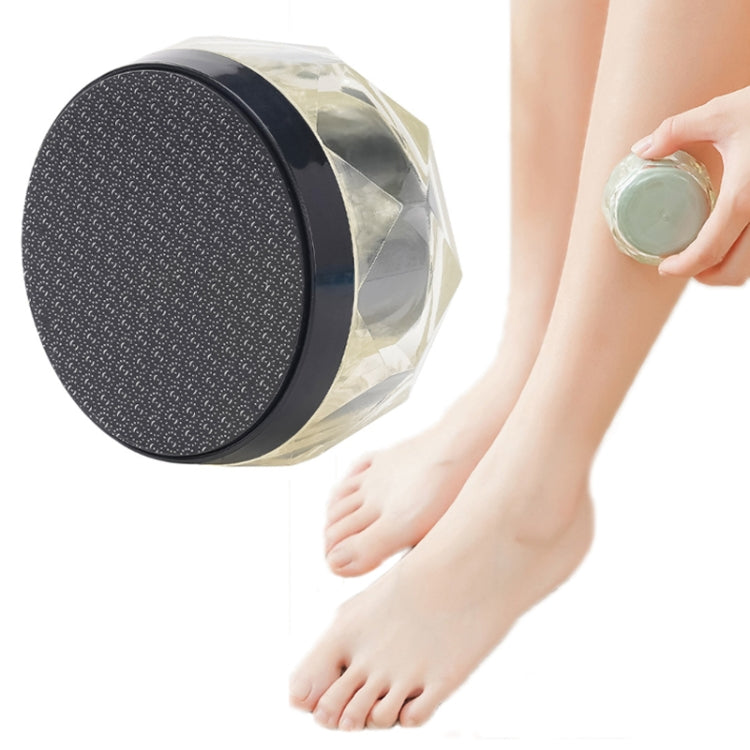 2 in 1 Double-sided Foot Grinder Crystal Glass Manual Epilator