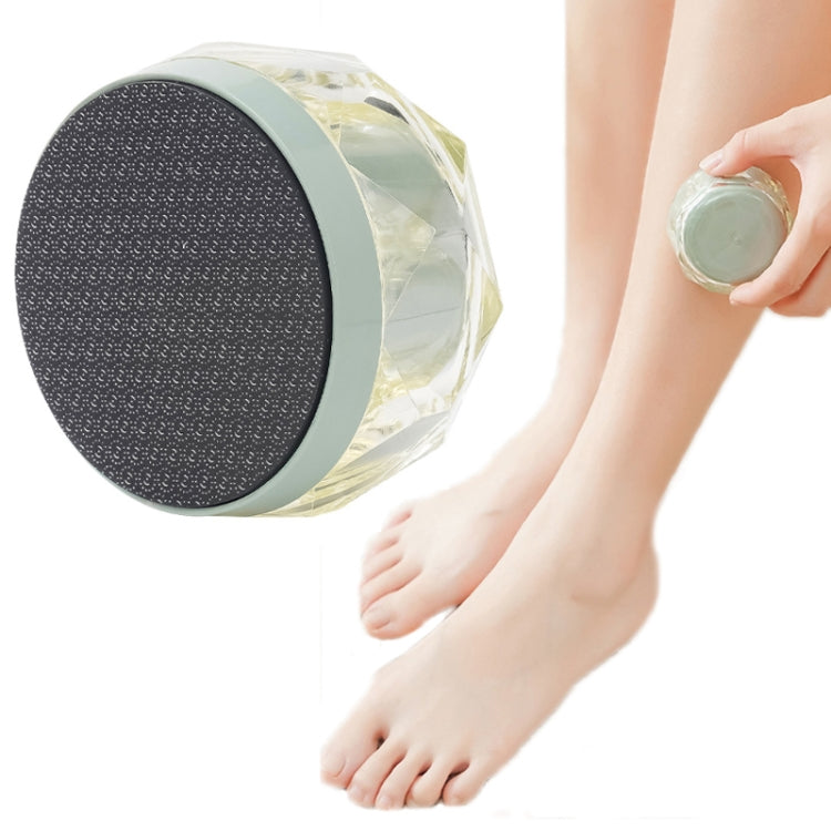 2 in 1 Double-sided Foot Grinder Crystal Glass Manual Epilator