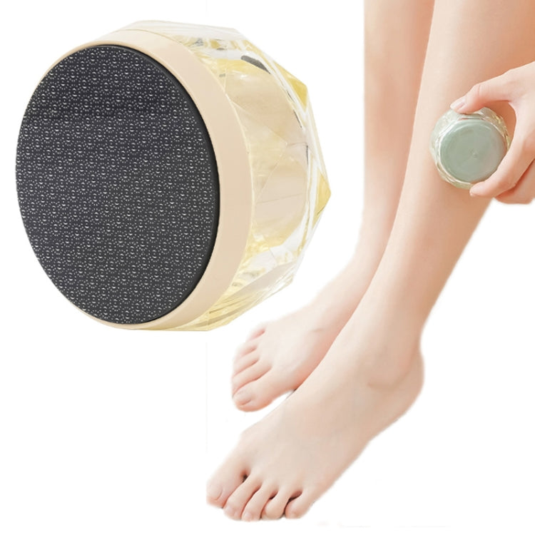 2 in 1 Double-sided Foot Grinder Crystal Glass Manual Epilator