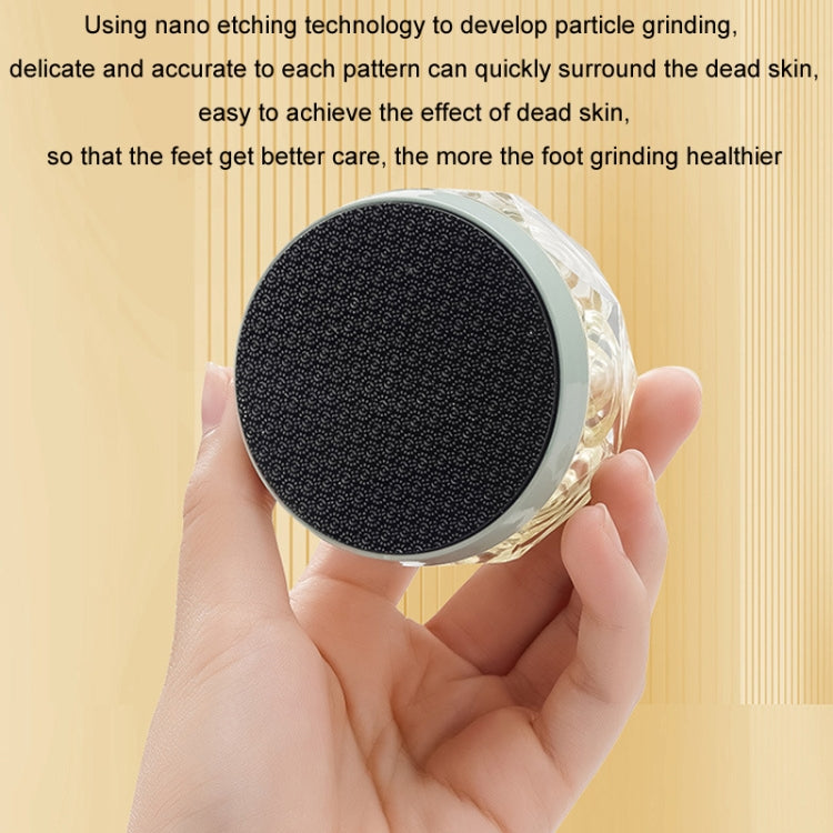 2 in 1 Double-sided Foot Grinder Crystal Glass Manual Epilator