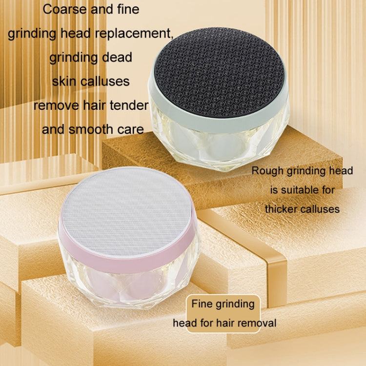 2 in 1 Double-sided Foot Grinder Crystal Glass Manual Epilator