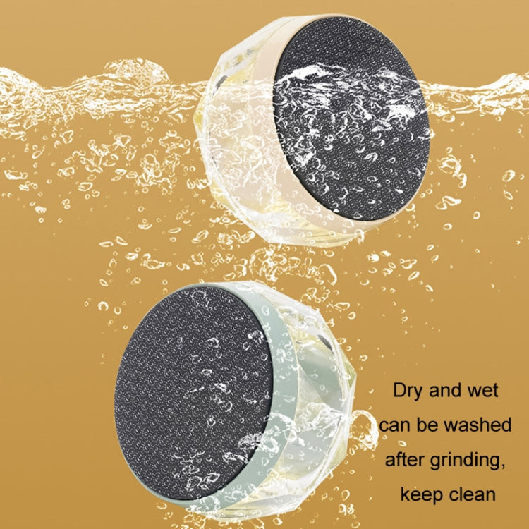2 in 1 Double-sided Foot Grinder Crystal Glass Manual Epilator