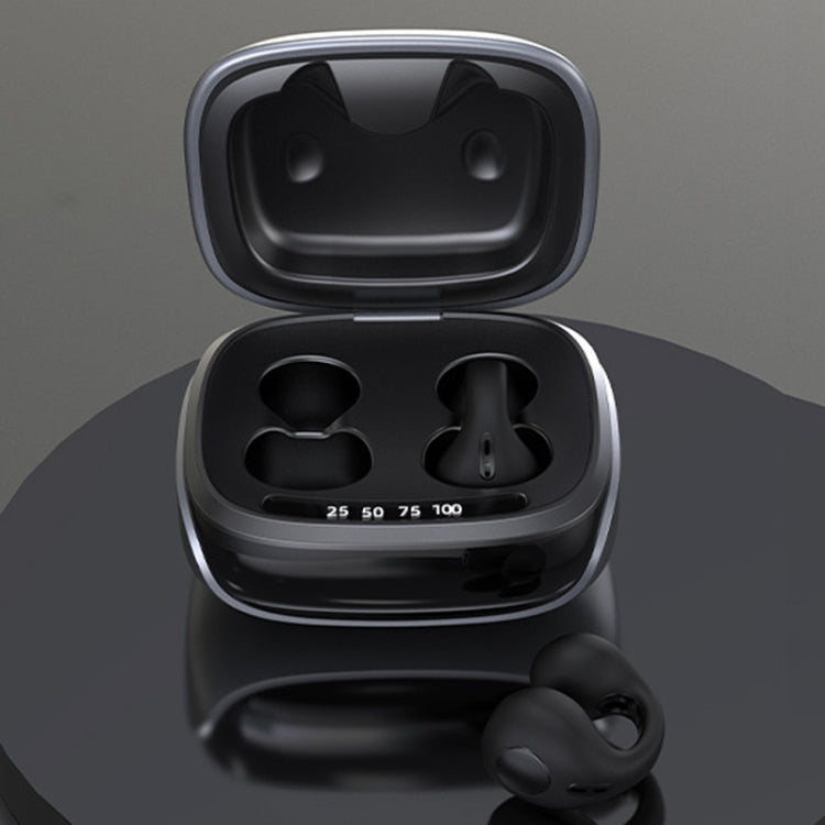 JX80 TWS Wireless Bone Conduction Clip-On Ear Noise Reduction Bluetooth Headset