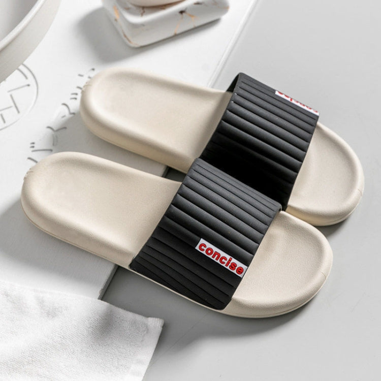 Men and Women Slippers Bathroom Bath Flip Flops Indoor Soft Sole Sandals, Size: