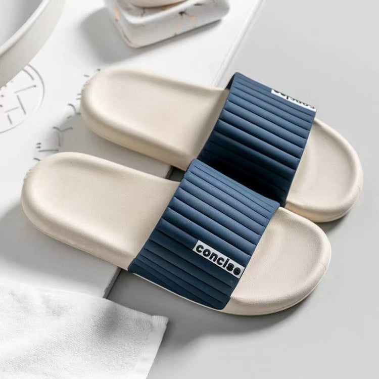 Men and Women Slippers Bathroom Bath Flip Flops Indoor Soft Sole Sandals, Size: