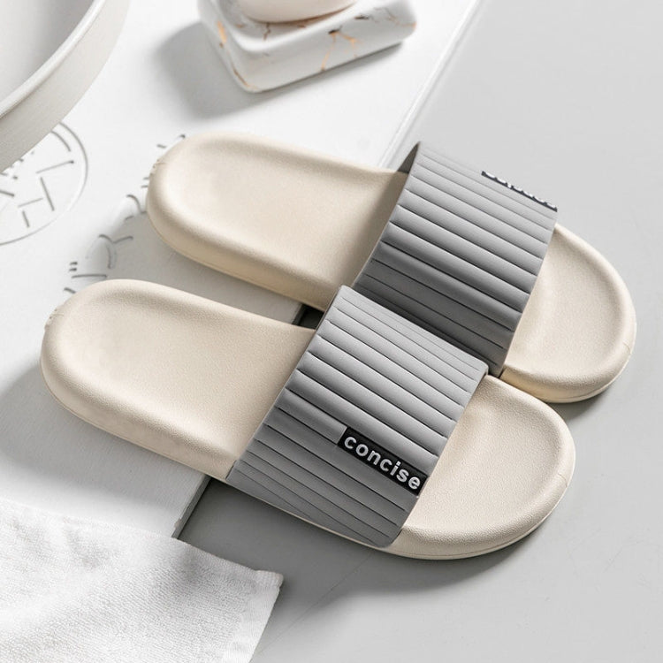 Men and Women Slippers Bathroom Bath Flip Flops Indoor Soft Sole Sandals, Size: