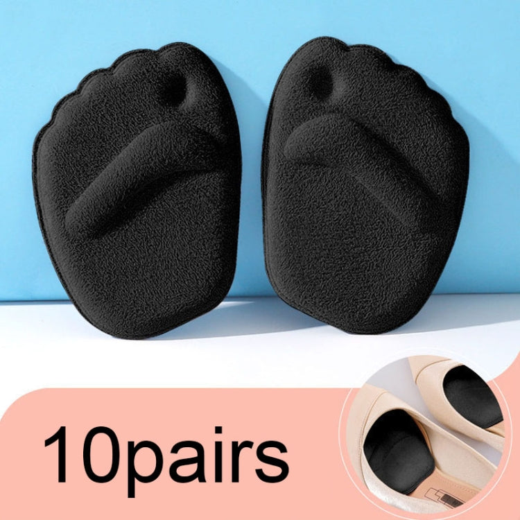 10pairs 4D Sponge Non-slip Forefoot Pad High Heels Mat