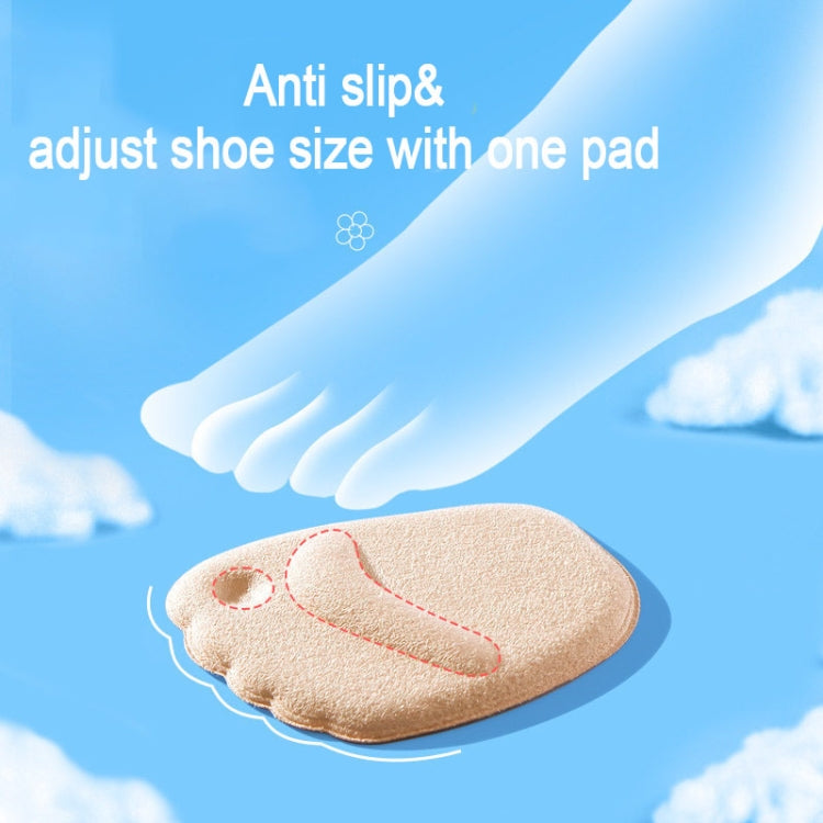 10pairs 4D Sponge Non-slip Forefoot Pad High Heels Mat