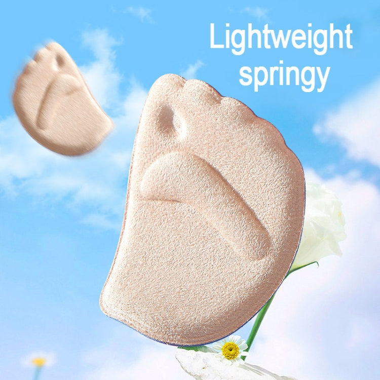 10pairs 4D Sponge Non-slip Forefoot Pad High Heels Mat