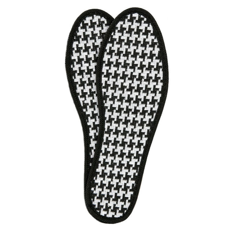 10pairs Bamboo Charcoal Deodorant Comfortable Soft Breathable Insole, Size: