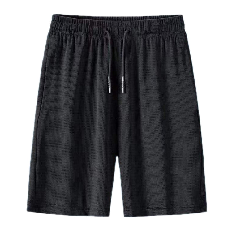 Men Summer Quick-drying Ice Silk Sports Slack Shorts, Size: