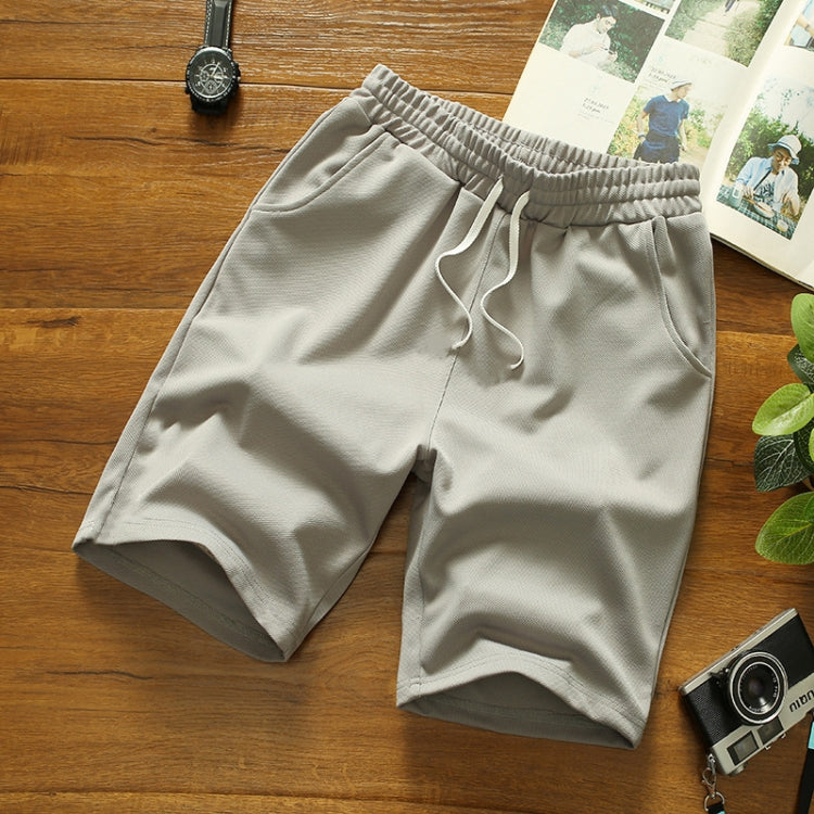 Summer Elastic Band Beach Shorts Men Casual Sports Shorts, Size: