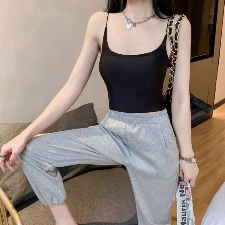 Summer Bra Ice Silk Camisole Casual All-match Sexy Underwear