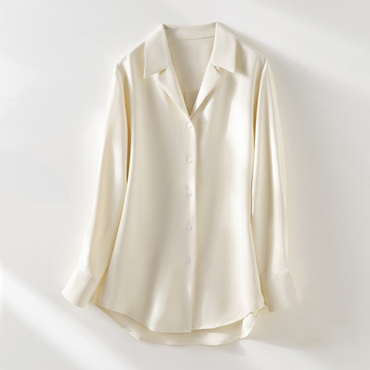 Women Chiffon Professional Shirt Loose Bottoming Shirt, Size: