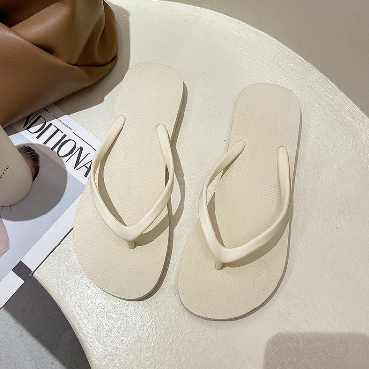 Women Summer Outer Slippers Flip-flops Sandals Beach Shoes, Size: